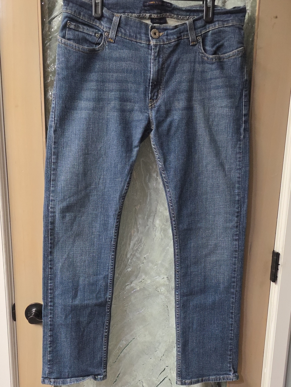 Vintage Levi’s 542 Skinny Jeans – Medium Blue Denim   SZ 16